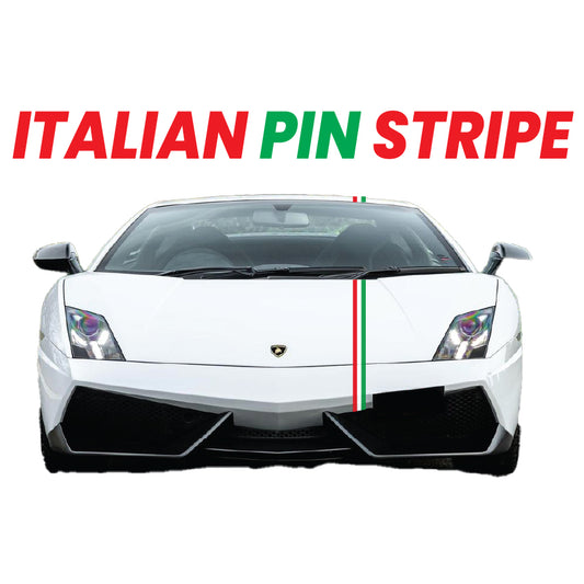 ITRPIN Italy Racing Pin Stripes 1.2m (1200mm) Long laminated for Renault Peugeot Citroen sticker graphics various widths available