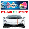 ITRP Italy Racing Pin Stripes 1.2m (1200mm) Long laminated for Renault Peugeot Citroen sticker graphics various widths available