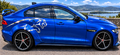 Leaping Jaguars graphics decals stickers Mirrored Vinyl Only