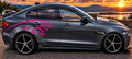 Leaping Jaguars graphics decals stickers Fluorescent Vinyl Only