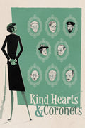 1949 Kind Hearts and Coronets (1949) Film/Movie Premium Waterproof & Tear Resistant Posters