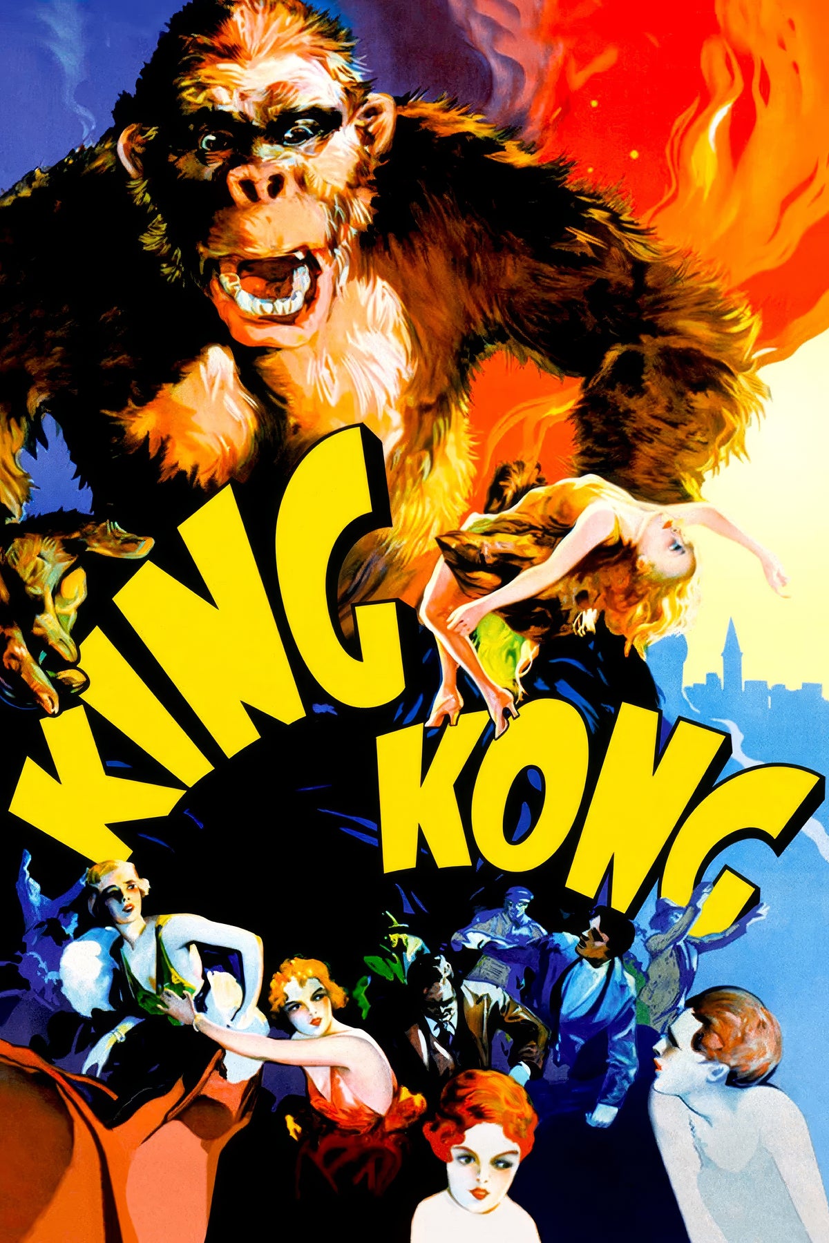 King Kong (1933) Film/Movie Premium Waterproof & Tear Resistant Posters