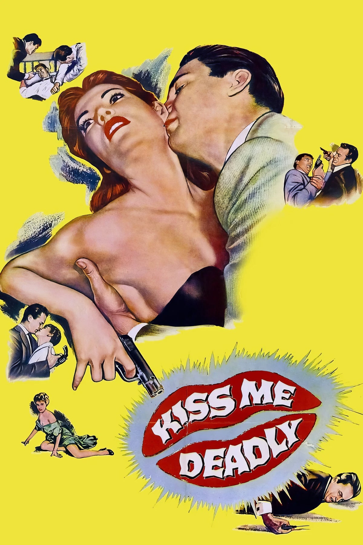 Kiss Me Deadly (1955) Film/Movie Premium Waterproof & Tear Resistant Posters