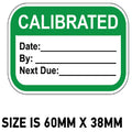 LAB004 Calibrated Label Stickers Electrical Equipment