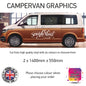 LCG31-LCG37 And So The Adventure Begins Graphic stickers fits all Motorhomes And Campervans Various Designs Available