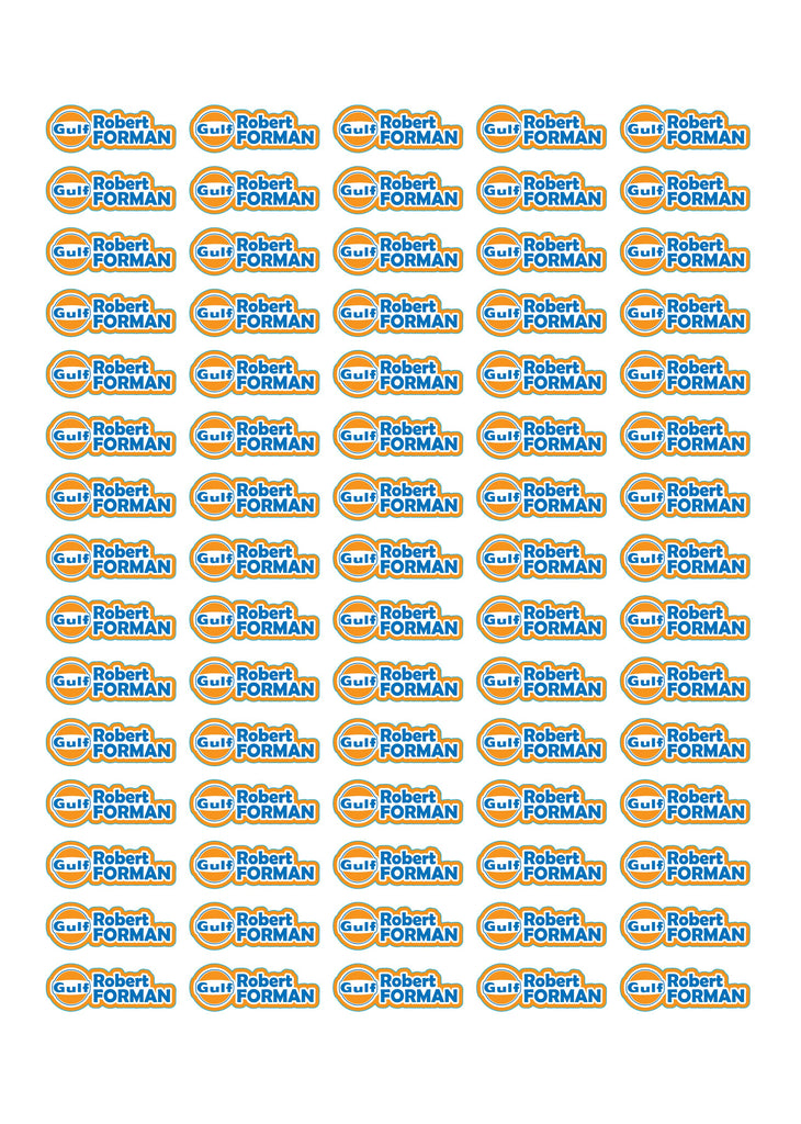 Logo Race Name Stickers For 1/10th scale Radio Controlled Vehicle A4,A5 Available