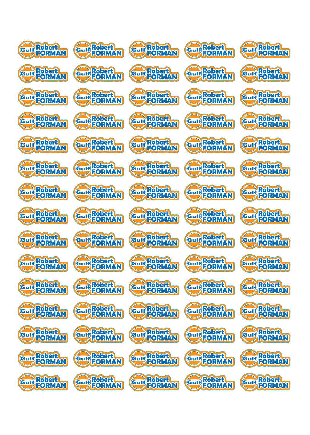 Race Name Stickers For 1/5th, 1/8th, 1/10th scale Radio Controlled Vehicle A4,A5 Available