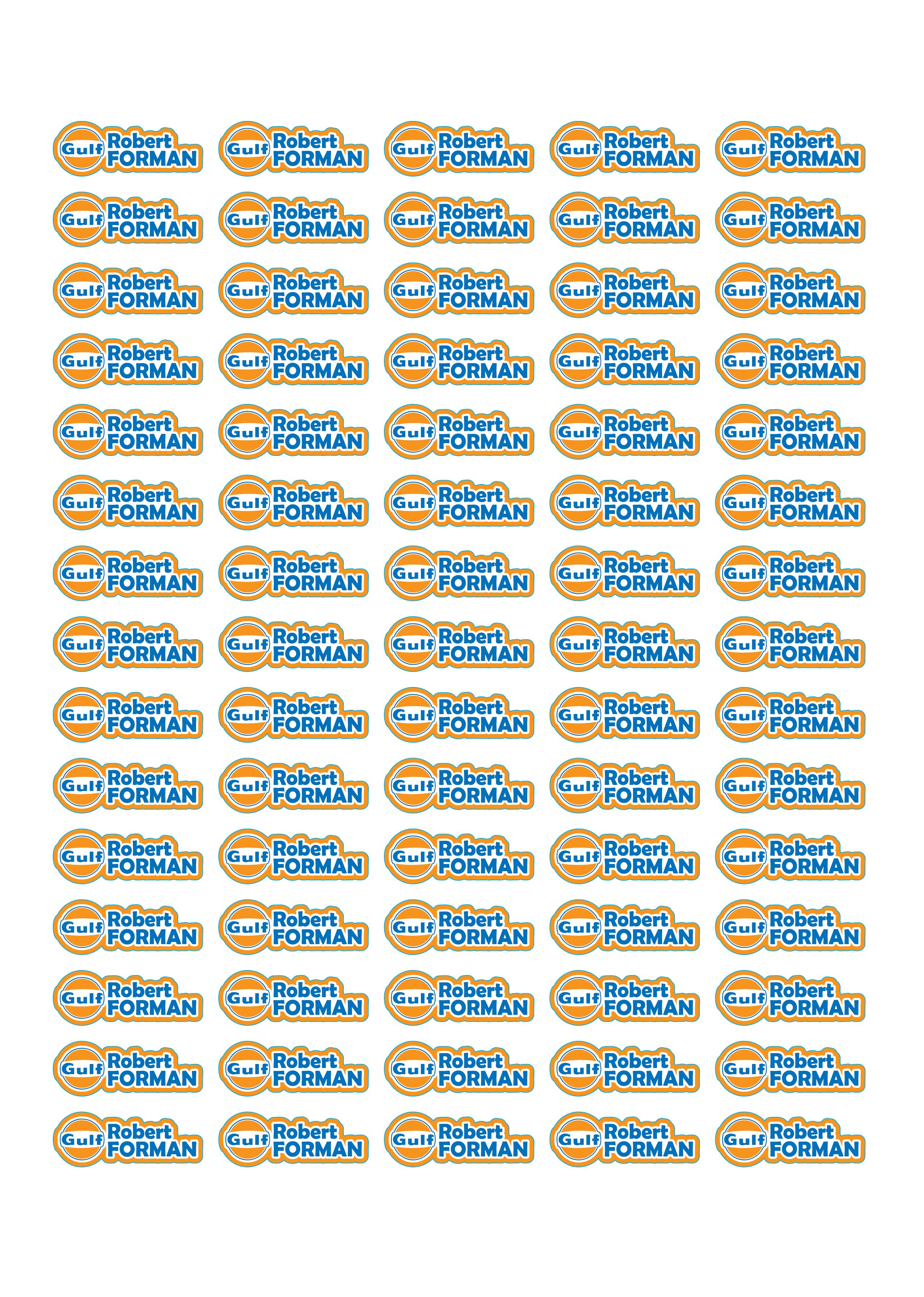 Race Name Stickers For 1/5th, 1/8th, 1/10th scale Radio Controlled Vehicle A4,A5 Available