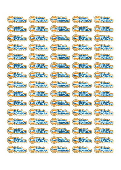 Logo Race Name Stickers For 1/10th scale Radio Controlled Vehicle A4,A5 Available