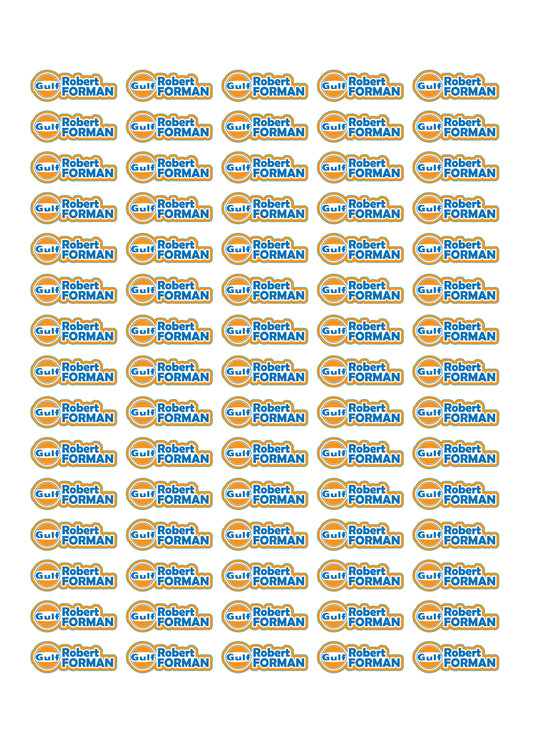 Logo Race Name Stickers For 1/10th scale Radio Controlled Vehicle A4,A5 Available