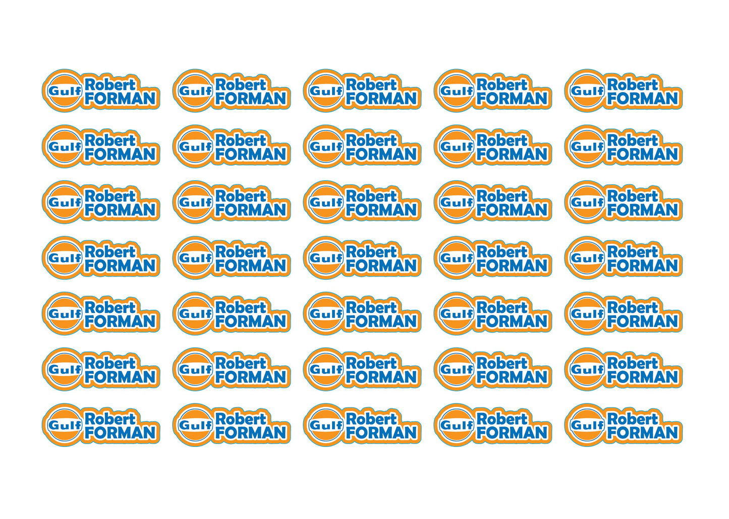 Logo Race Name Stickers For 1/10th scale Radio Controlled Vehicle A4,A5 Available