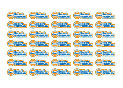 Logo Race Name Stickers For 1/10th scale Radio Controlled Vehicle A4,A5 Available
