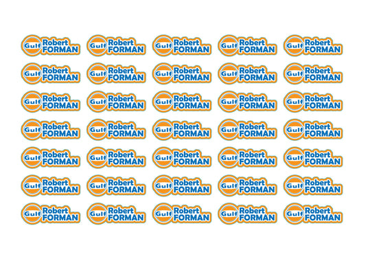 Logo Race Name Stickers For 1/10th scale Radio Controlled Vehicle A4,A5 Available