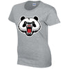 Angry Panda Ladies Cotton T-Shirt Available in Black Grey and White LT02