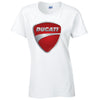 Ducati Ladies Cotton T-Shirt Available in Black Grey and White LT06