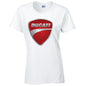 Ducati Ladies Cotton T-Shirt Available in Black Grey and White LT06
