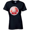 Yamaha Ladies Cotton T-Shirt Available in Black Grey and White LT12