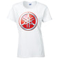 Yamaha Ladies Cotton T-Shirt Available in Black Grey and White LT12
