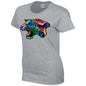 Leopard Animal Ladies Cotton T-Shirt Available in Black Grey and White LT17