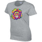 Lion Animal Ladies Cotton T-Shirt Available in Black Grey and White LT18