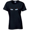 Blue Eyes Ladies Cotton T-Shirt Available in Black Grey and White LT30