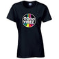 Good Vibes Ladies Cotton T-Shirt Available in Black Grey and White LT39