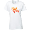 Good Vibes Ladies Cotton T-Shirt Available in Black Grey and White LT40