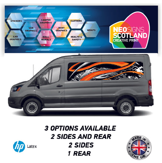LWBFC12 Wavy Pattern Lwb Van Panel Wrap Kit