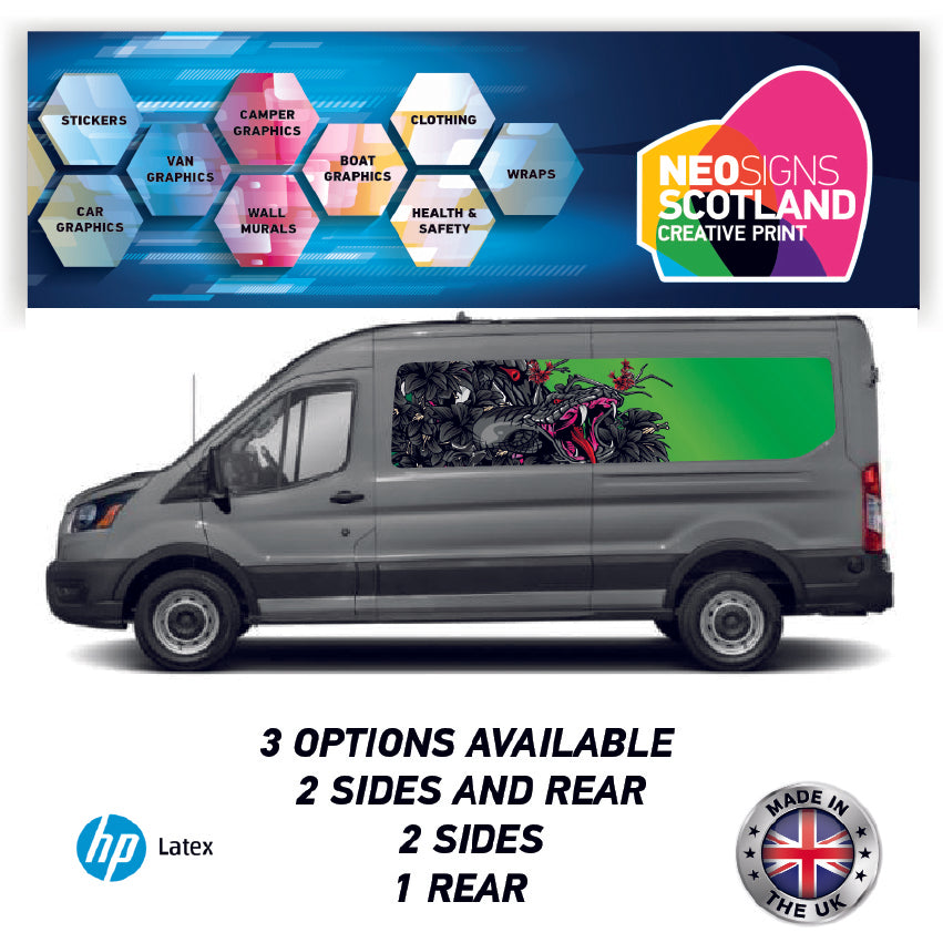 LWBFC17 Snake Lwb Van Panel Wrap Kit