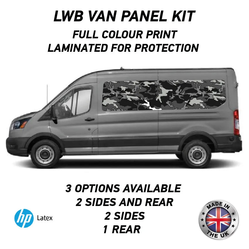 Printed Panel Wrap Kit Available for Small,Swb,Mwb,Lwb