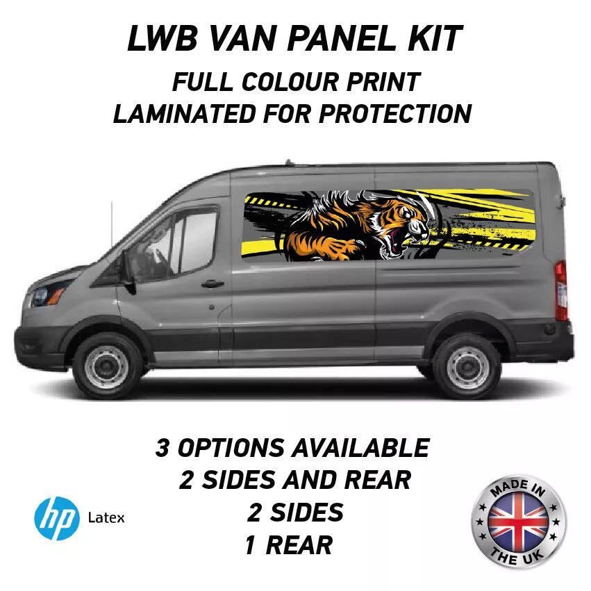 Printed Panel Wrap Kit Available for Small,Swb,Mwb,Lwb
