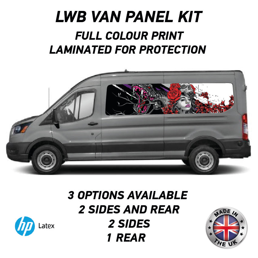 Printed Panel Wrap Kit Available for Small,Swb,Mwb,Lwb