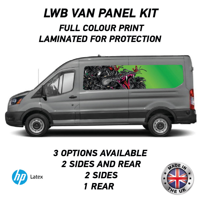 Printed Panel Wrap Kit Available for Small,Swb,Mwb,Lwb