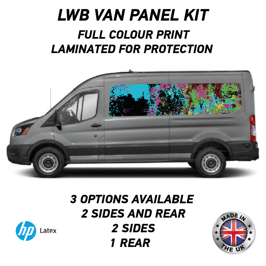 Printed Panel Wrap Kit Available for Small,Swb,Mwb,Lwb