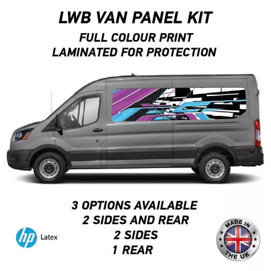 LWBFC02 Pattern Lwb Van Panel Wrap Kit