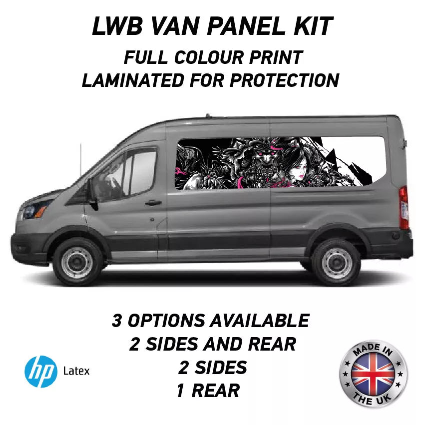 Printed Panel Wrap Kit Available for Small,Swb,Mwb,Lwb