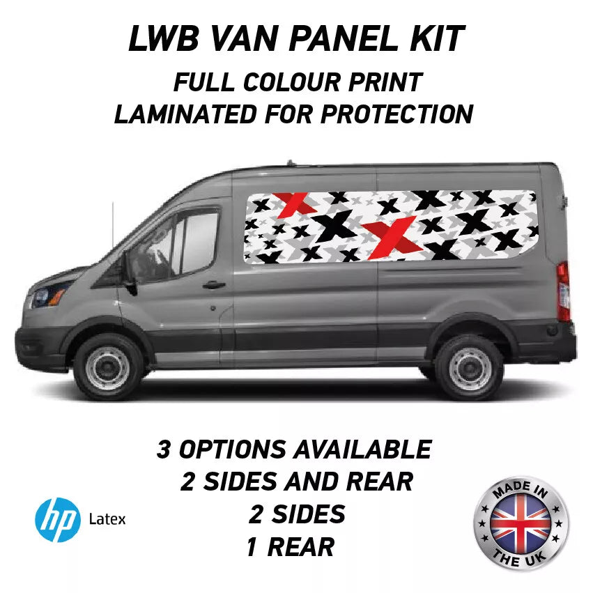 Printed Panel Wrap Kit Available for Small,Swb,Mwb,Lwb