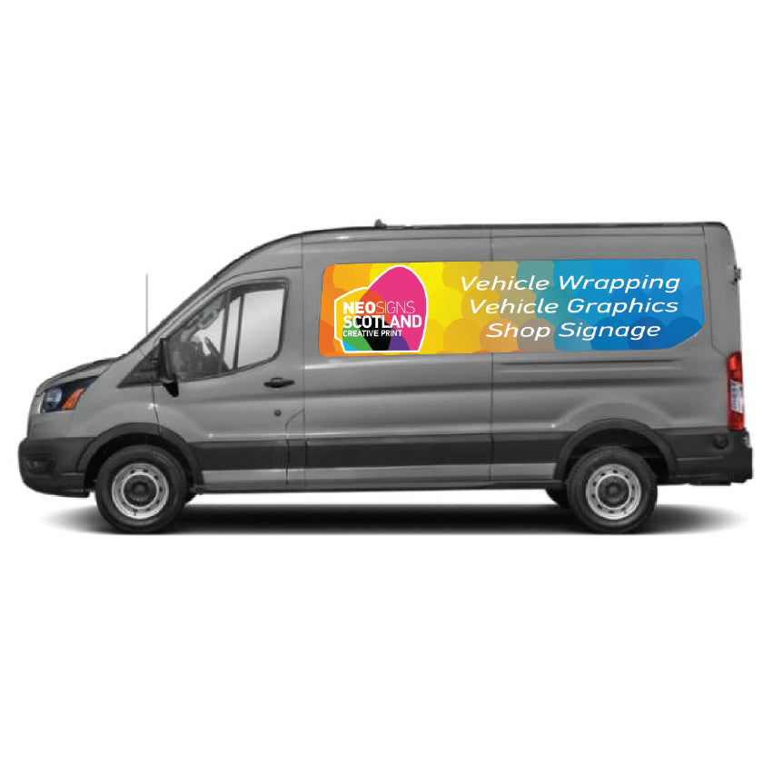 VAN14 Lwb Van Custom Van Panel Wrap Kit Vehicle Sign Writing Kit