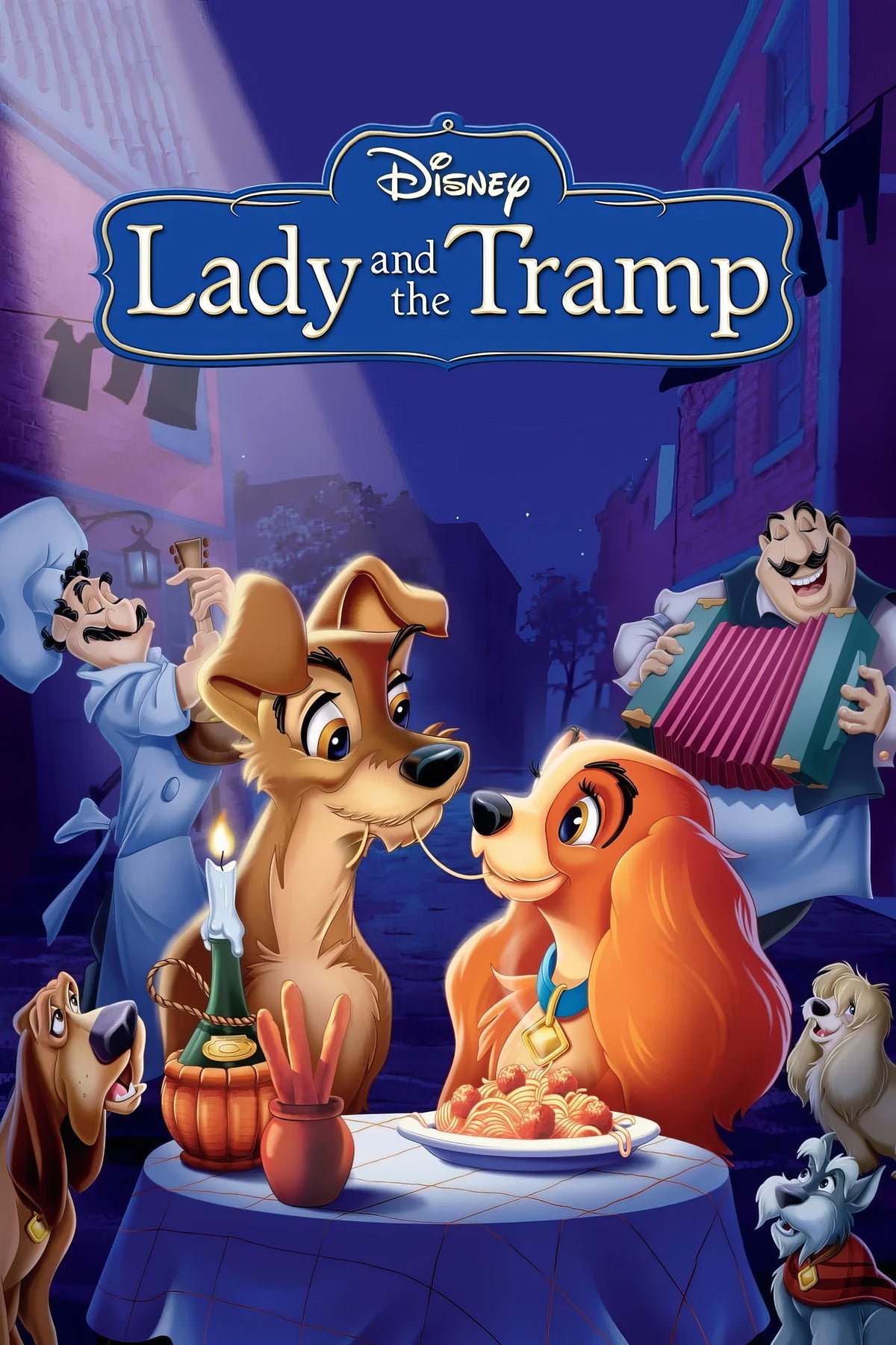 Lady and the Tramp (1955) Film/Movie Premium Waterproof & Tear Resistant Posters