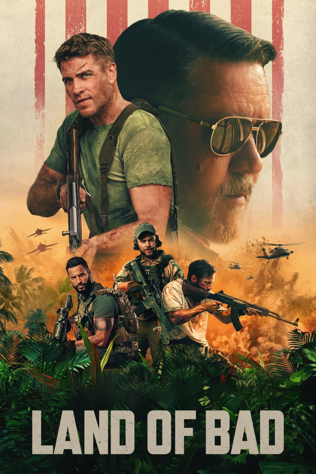 Land of Bad (2024) Film/Movie Premium Waterproof & Tear Resistant Posters