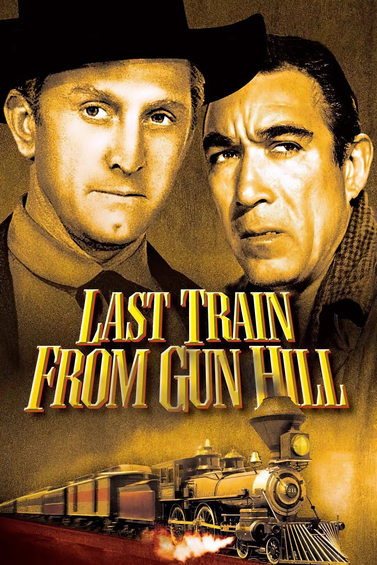 Last Train from Gun Hill (1959) Film/Movie Premium Waterproof & Tear Resistant Posters