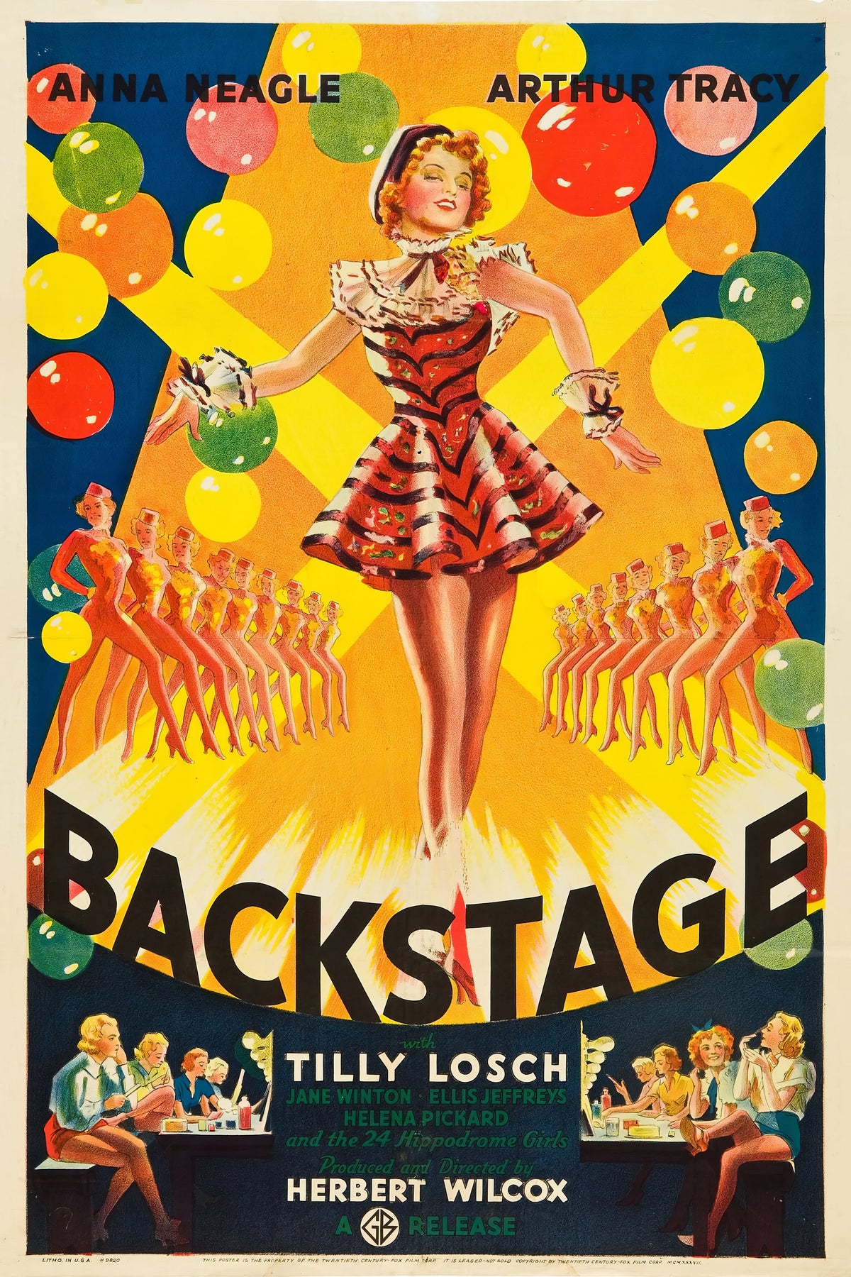 Limelight (1937) Film/Movie Premium Waterproof & Tear Resistant Posters