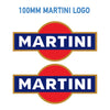 MAR Martini Racing stickers x2 laminated for Porsche