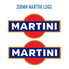 MAR Martini Racing stickers x2 laminated for Porsche