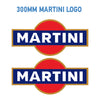 MAR Martini Racing stickers x2 laminated for Porsche