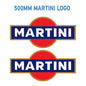 MAR Martini Racing stickers x2 laminated for Porsche