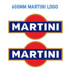 MAR Martini Racing stickers x2 laminated for Porsche