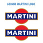 MAR Martini Racing stickers x2 laminated for Porsche