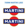 MAR Martini Racing stickers x2 laminated for Porsche