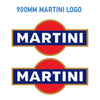MAR Martini Racing stickers x2 laminated for Porsche